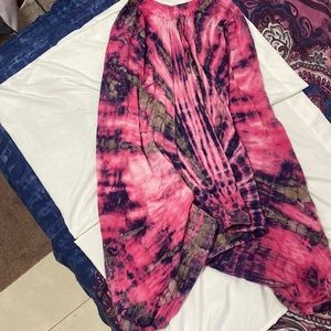 Tie dye harem pants